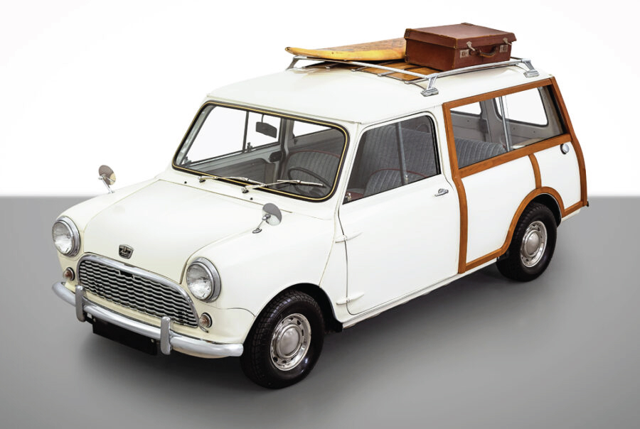 1972 White Austin Mini Countryman