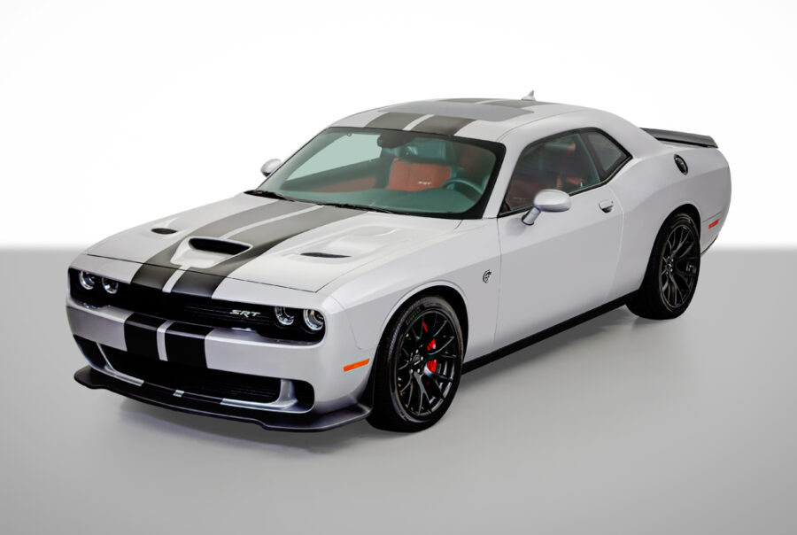 2016 White Dodge Challenger Hellcat