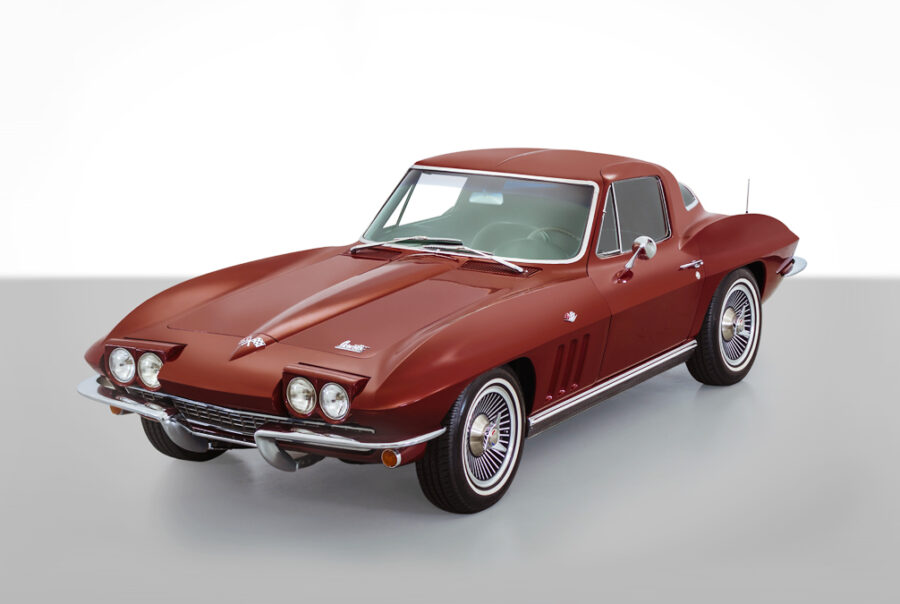 1966 Red Corvette Stingray Sport Coupe