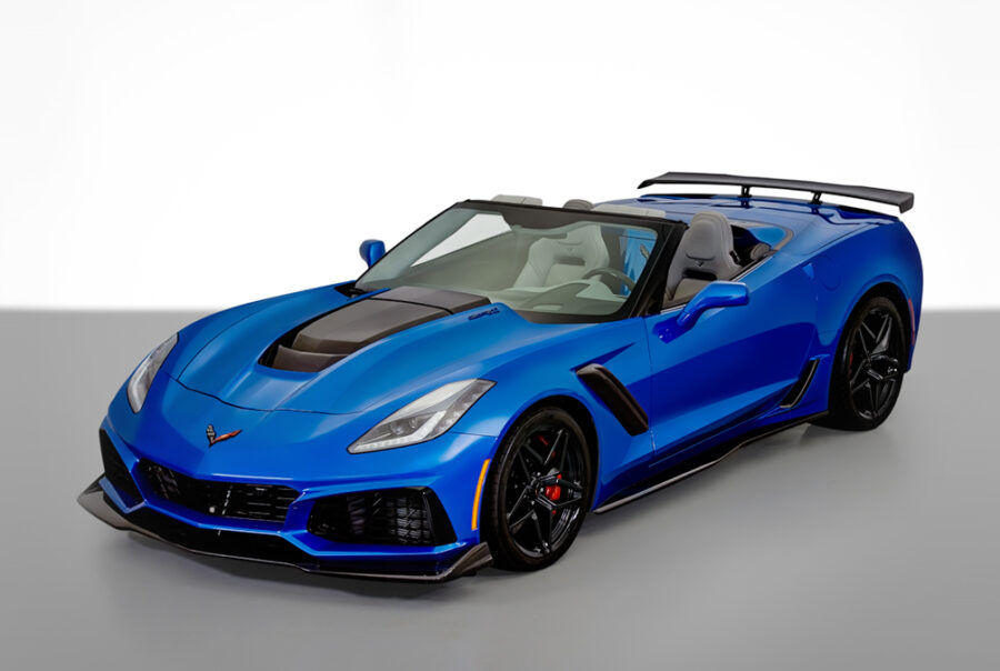 2019 Blue Corvette ZR1
