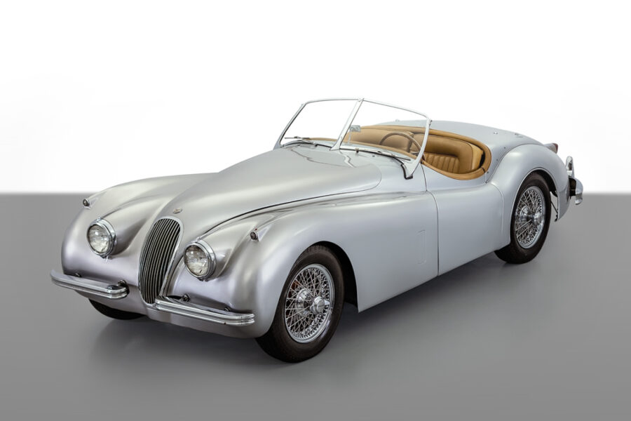 1953 Silver Jaguar XK120