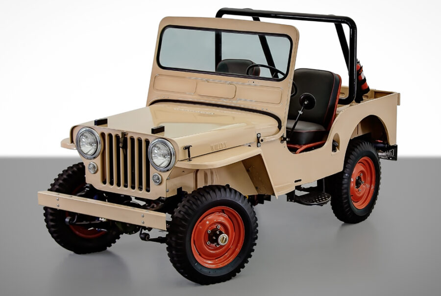 1948 Willys CJ White